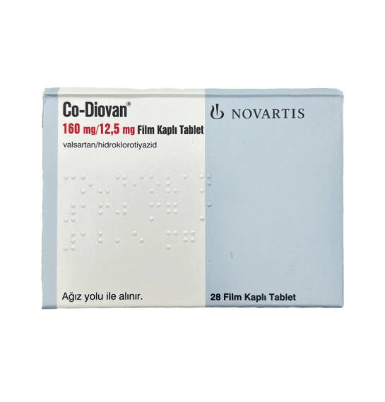KO-DIOVAN 160/12,5MG N28 TB - 1