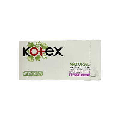 Kotex 0172 Natural Normal+ Hipalergin 36 Paket - KOTEX