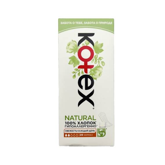Kotex natural gündəlik bez pambıq N20 ədəd - 1