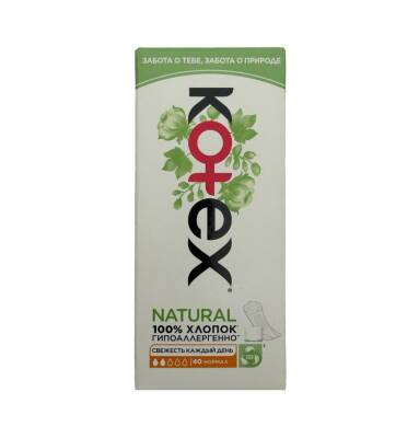 Kotex Natural Normal gündəlik bez N40 - KOTEX
