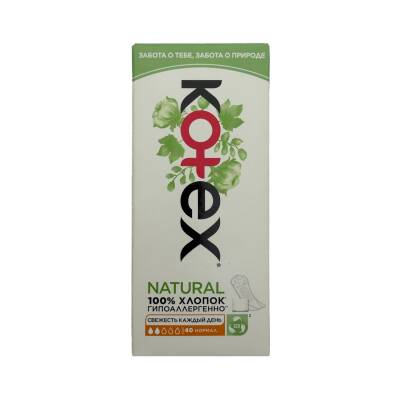Kotex Natural Normal gündəlik bez N40 - KOTEX