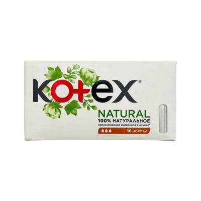 KOTEX NATURAL NORMAL TAMPON N16 7395 - KOTEX