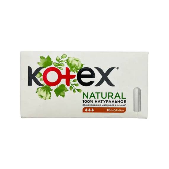 KOTEX NATURAL NORMAL TAMPON N16 7395 - 1