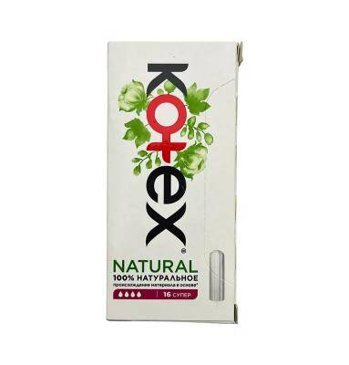 KOTEX NATURAL SUPER TAMPON N16 7401 - KOTEX