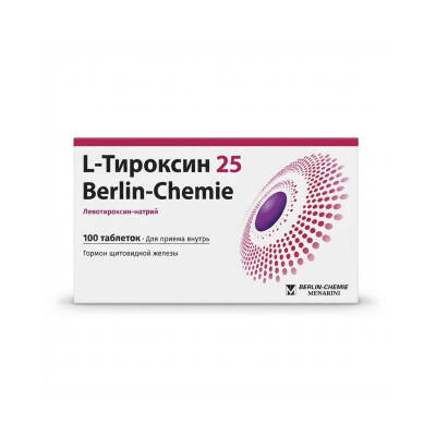 L-TIROKSIN BERLIN-XEMI 25MKG N100 TB - 