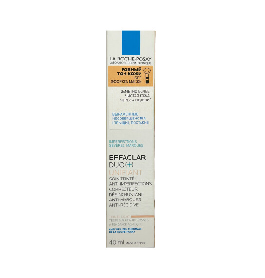 La Roche Posay Effaclar Duo (+) Unifiant tonlaşdırıcı korreksiyaedici krem 40 ml - LA ROCHE POSAY