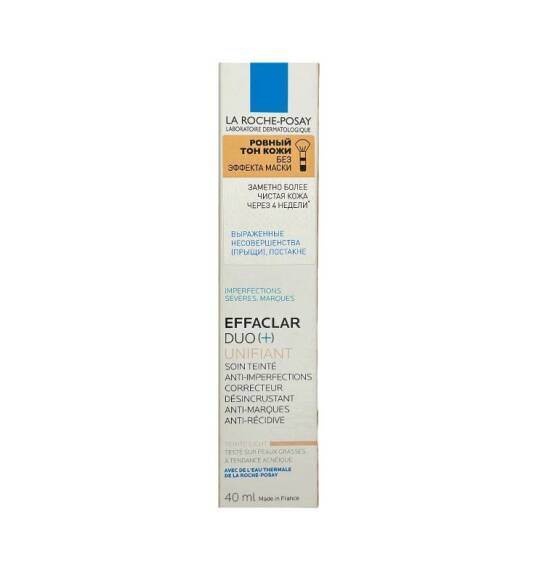 La Roche Posay Effaclar Duo (+) Unifiant tonlaşdırıcı korreksiyaedici krem 40 ml - 1