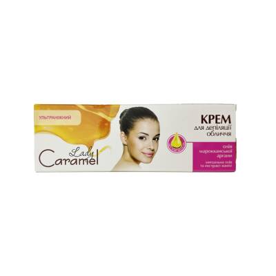 Lady Caramel üz üçün 50 ml depilyasiya kremi - L.CARAMEL