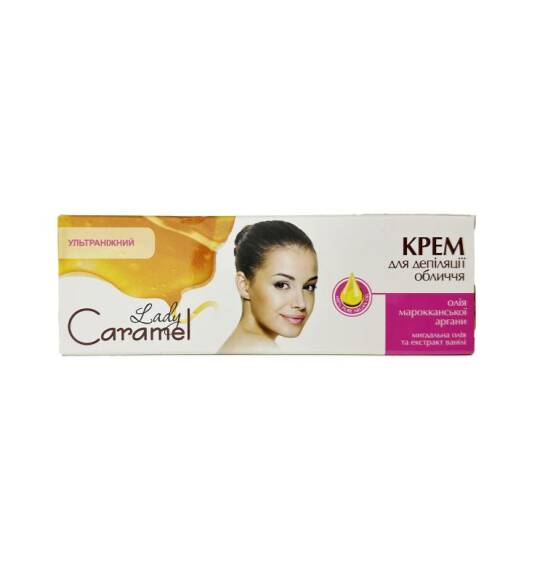 Lady Caramel üz üçün 50 ml depilyasiya kremi - 1