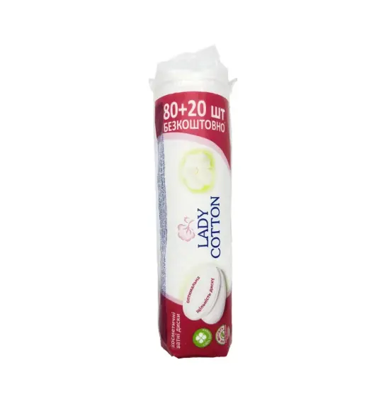 Lady Pambıq Makiyaj təmizləmə diskləri N80+20 - 1