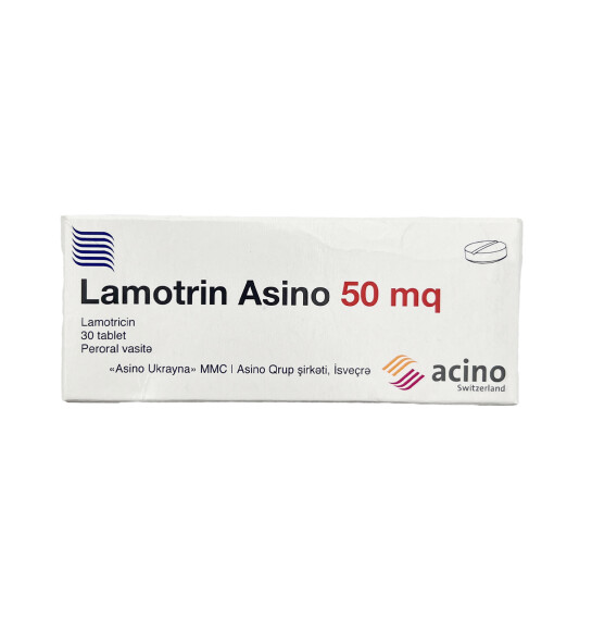 Lamotrin asino 50 mq N30 tablet - 