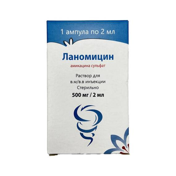 LANOMISIN 500MG 2ML N1 AMP - 1