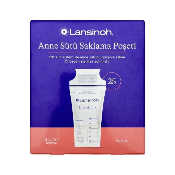 LANSINOH ANNE SUTU SAKLAMA POSETI 25LI 1550 - 1