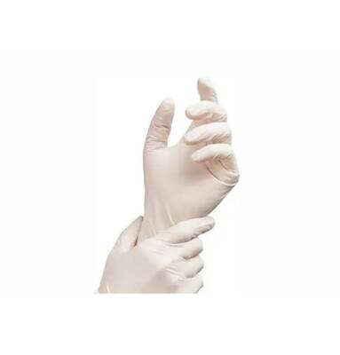 Lateks pudrasız əlcək 100 ədədli - 