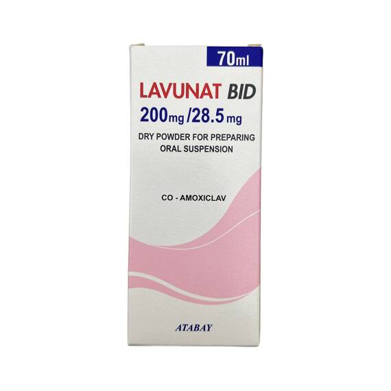 LAVUNAT BID 200MG/28.5MG 70ML SUSP - 1