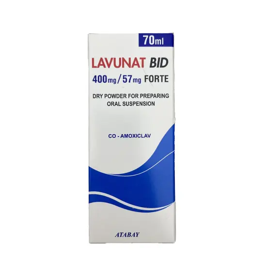 LAVUNAT BID FORTE 400MG/57MG 70ML SUSP - 1