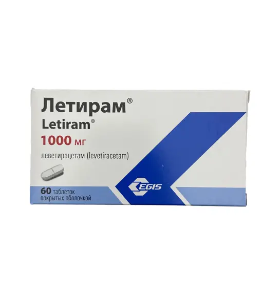 LETIRAM 1000MG N60 TB - 1