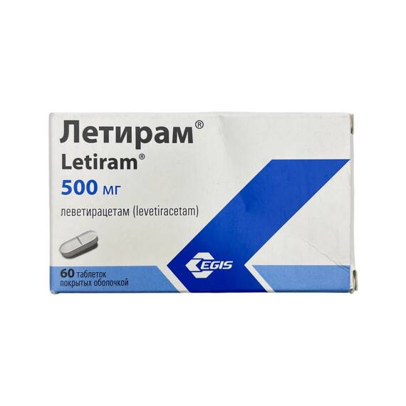 LETIRAM 500MG N60 TB - 1