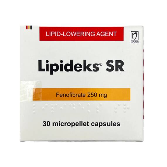 LIPIDEKS SR 250MG N30 CAP - 1