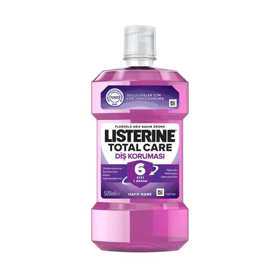 Listerine Total Care hafif tat spirtsiz ağız yaxalayıcı 500 ml - 1