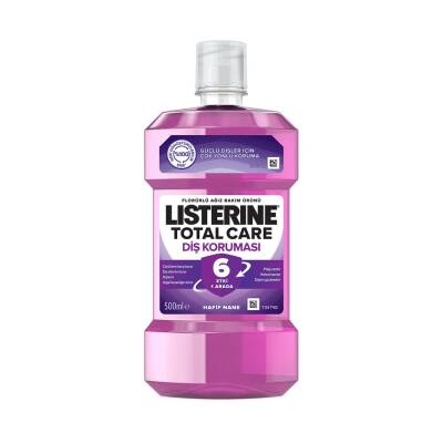 Listerine Total Care hafif tat spirtsiz ağız yaxalayıcı 500 ml - LISTERINE