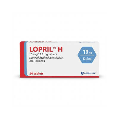 LOPRIL H 10/12,5MG N20 TB - 