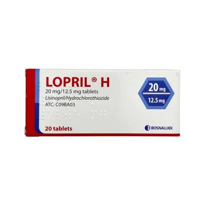 LOPRIL H 20/12,5MG N20 TB - 