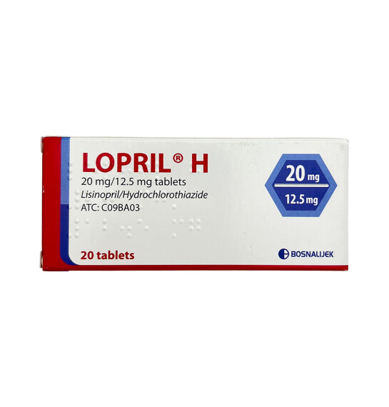 LOPRIL H 20/12,5MG N20 TB - 