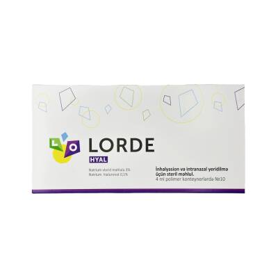 Lorde Hyaluronat Nebul 4 ml N10 amp - 