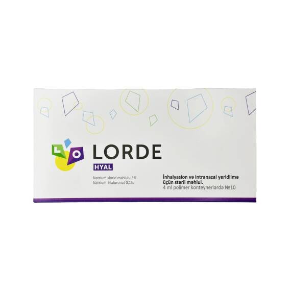 LORDE HYALURONAT NEBUL 4ML N10 AMP - 1