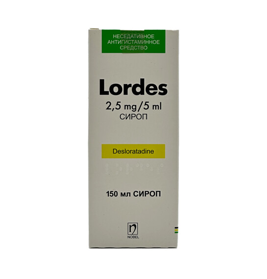 Lordes 2,5 mq/5 ml 150 ml şərbət - 