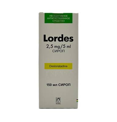 Lordes 2,5 mq/5 ml 150 ml şərbət - 