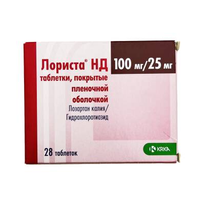 LORISTA HD100/25MG N28 TB - 