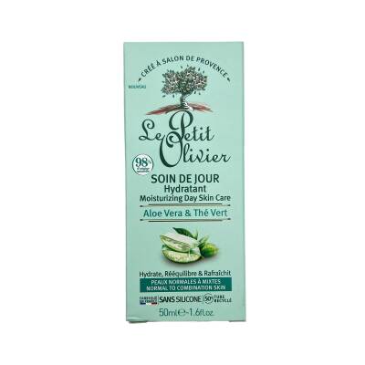Lpo 0004 Moisturizing Day Skin Care Aloe Vera Green Tea, 50 ml - NESTI DANTE