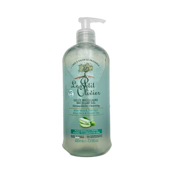 LPO 0011 MICELLAR GEL CLEANSING ALOE VERA GREEN TEA 400ML - 1
