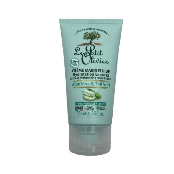 LPO 0042 EXPRESS MOISTURIZING HAND CREAM ALOE VERA GREEN TEA 75ML - 1