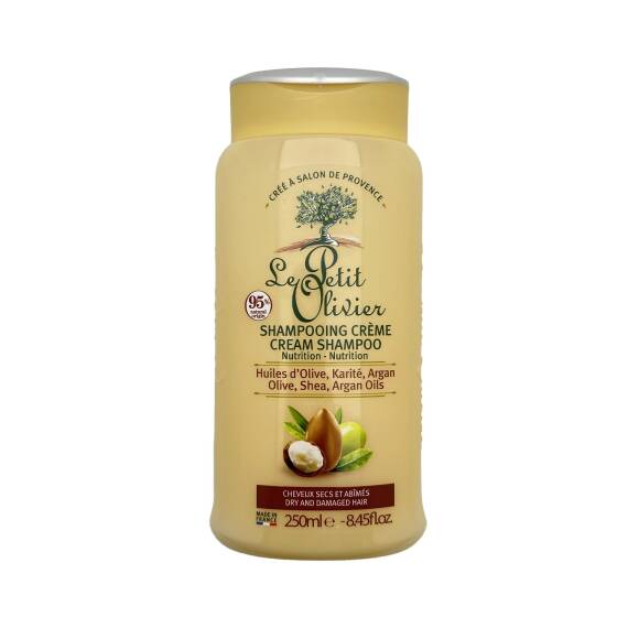 LPO 8388 CREAM SHAMPOO NUTRITION OLIVE SHEA ARGAN OILS 250ML - 1