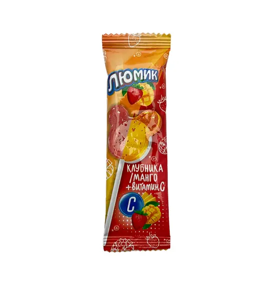 Lumik Çiyələk,Mango və Vitamin C tərkibli N1 lolipop - 1