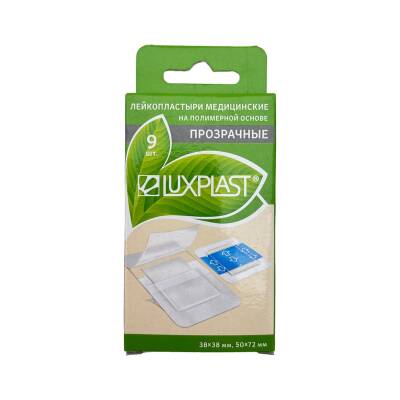 Luxplast şəffaf 9 ədədli plastr - LUXPLAST