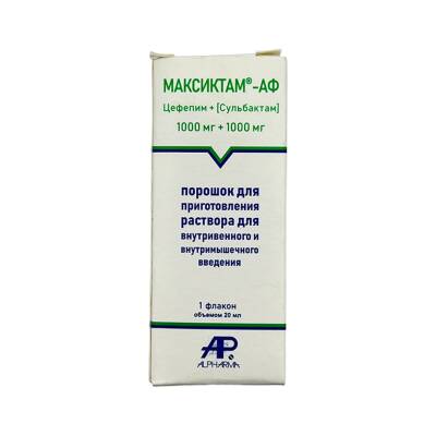 MAKSIKTAM 1000MG/1000MG 20ML N1 RUS - 