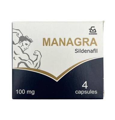 MANAGRA 100MG N4 CAP - 