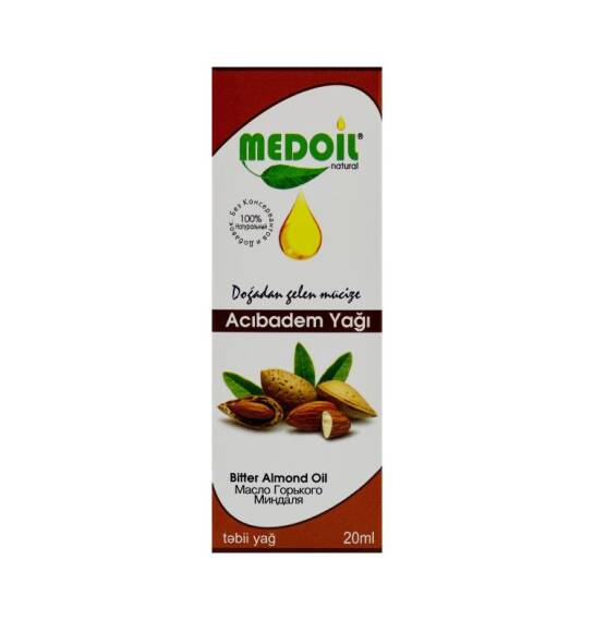Medoil Acı Badam yağı 20 ml - 1