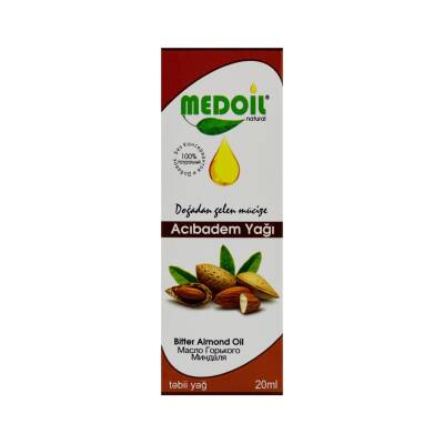 Medoil Acı Badam Yağı, 20 ml - MEDOIL