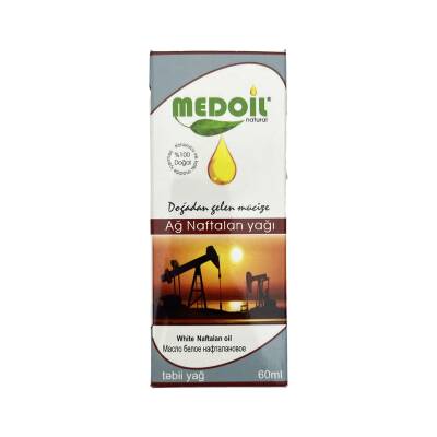 Medoil Ağ Naftalan yağı 60 ml - 
