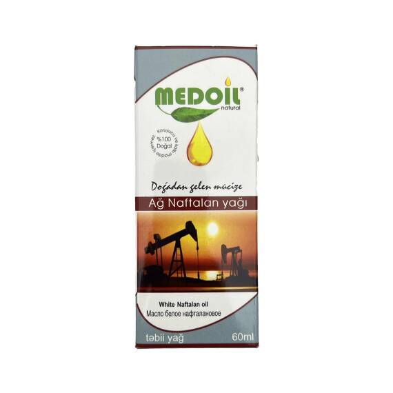 Medoil Ağ Naftalan yağı 60 ml - 1