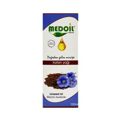 Medoil Kətan Yağı, 100 ml - MEDOIL