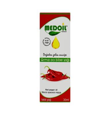 Medoil Qırmızı acı bibər yağı 30 ml - MEDOIL