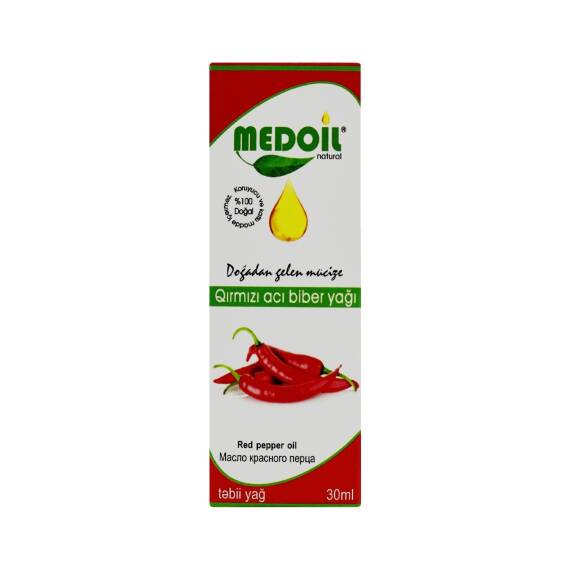 Medoil Qırmızı Acı Bibər Yağı, 30 ml - 1