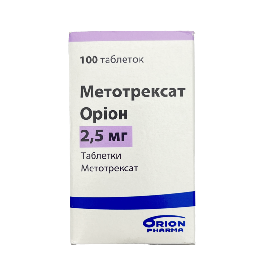 METOTREKSAT ORION 2,5MG N100 TB - 1