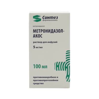 Metronidazol-Akos 5 mq 100 ml sistem - 